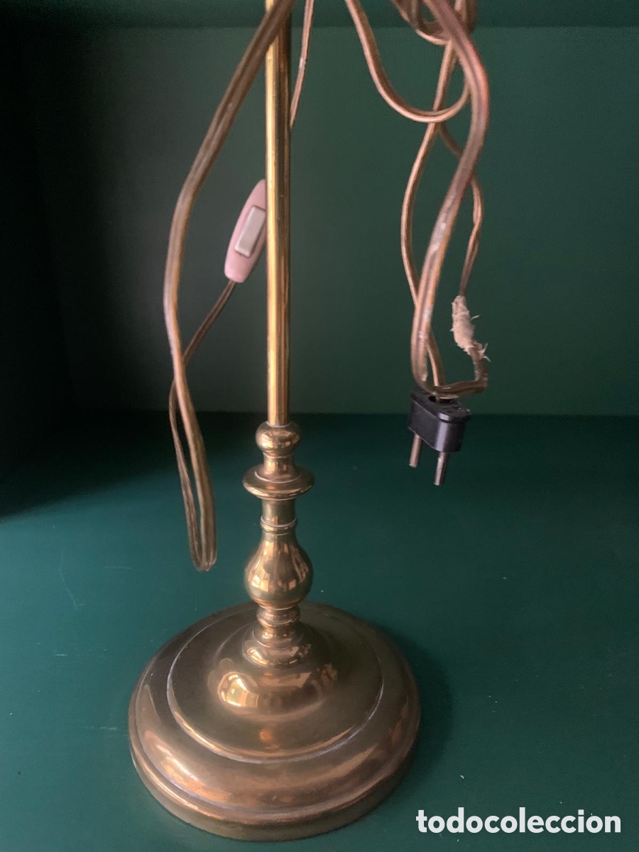 Antig&uuml;edades: DECORATIVA L&Aacute;MPARA QUINQU&Eacute; - Foto 5
