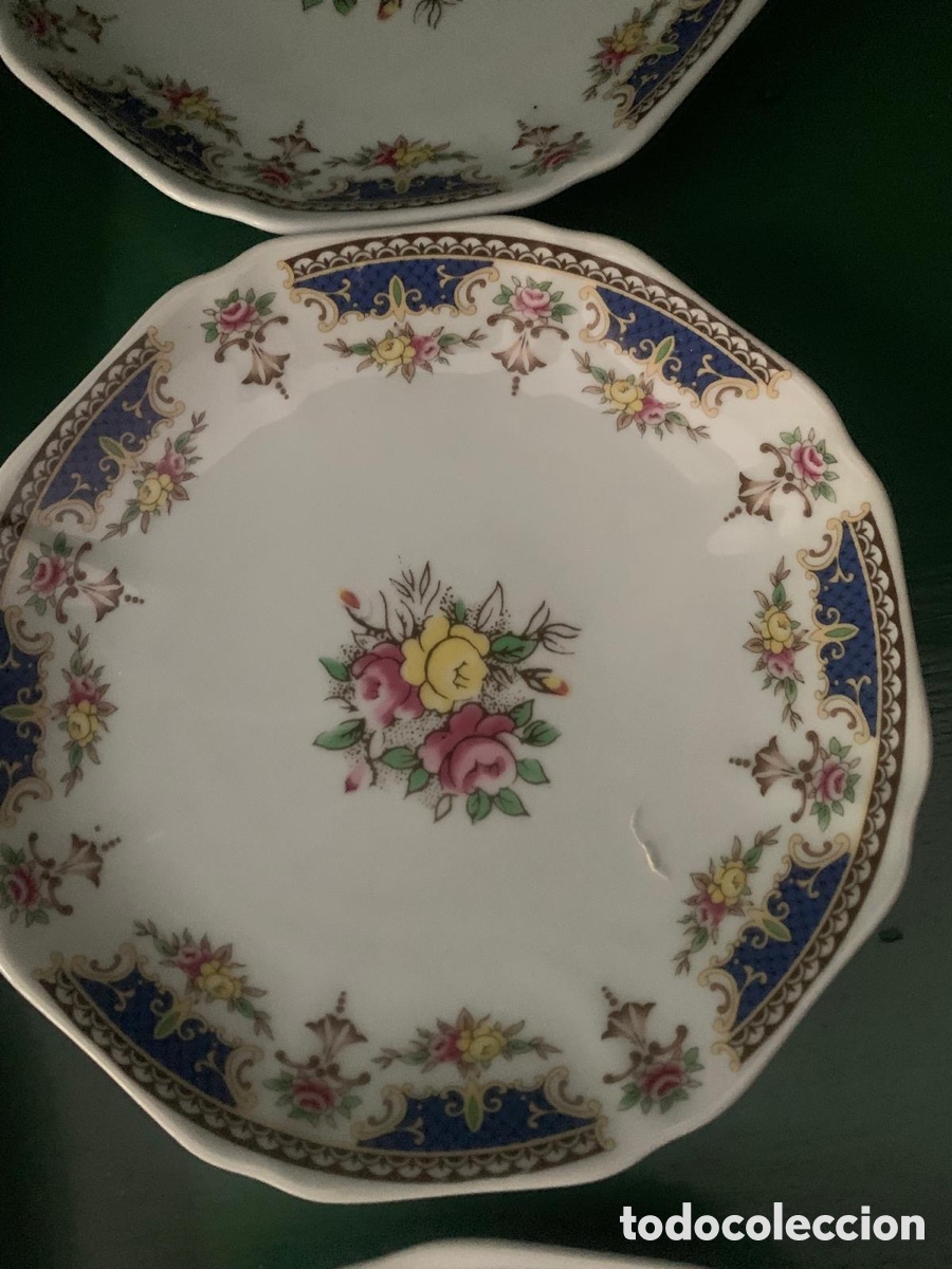 Antig&uuml;edades: CONJUNTO DE FUENTES Y PLATITOS DE TLIMOGES - Foto 3