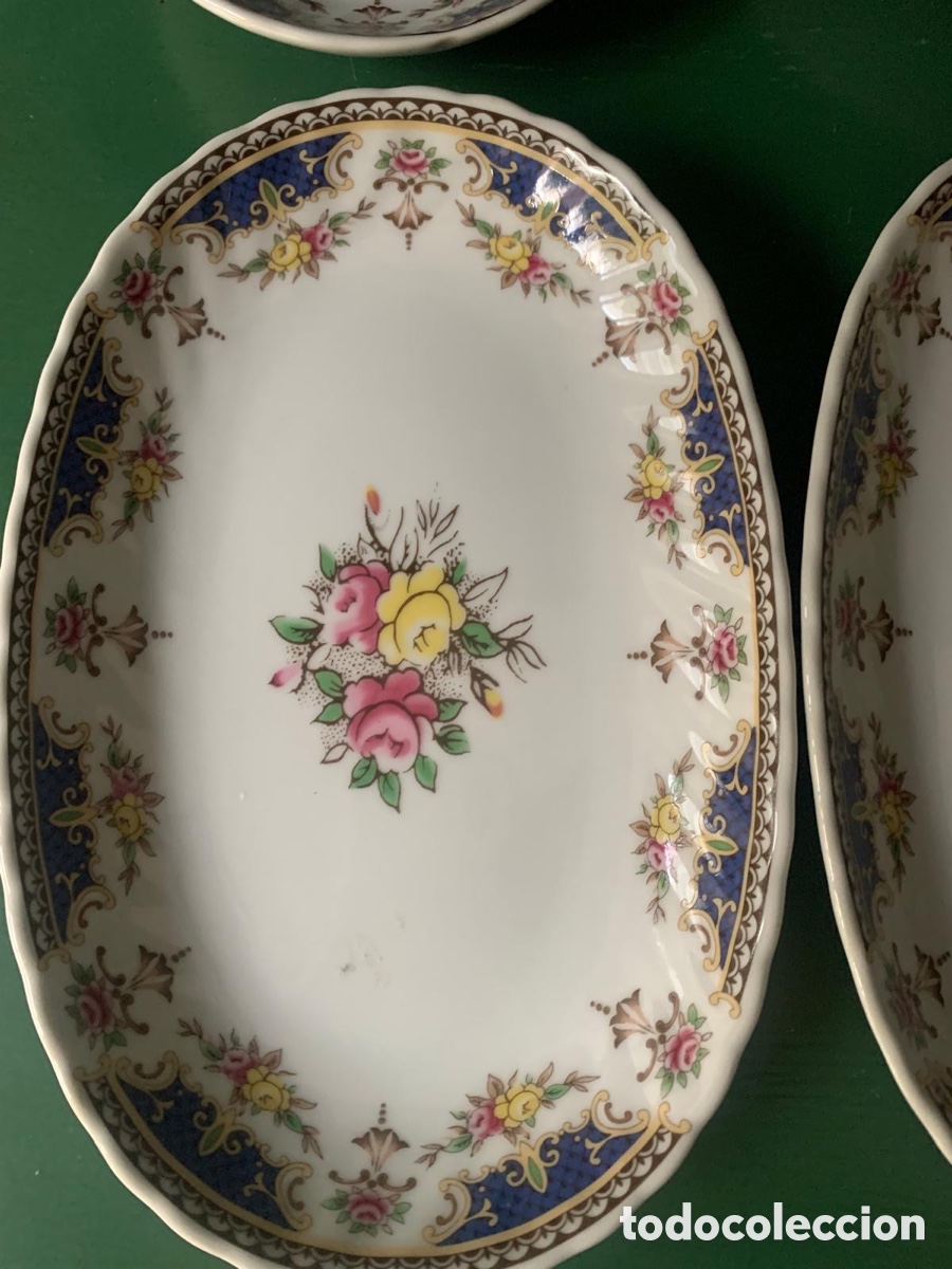 Antig&uuml;edades: CONJUNTO DE FUENTES Y PLATITOS DE TLIMOGES - Foto 4