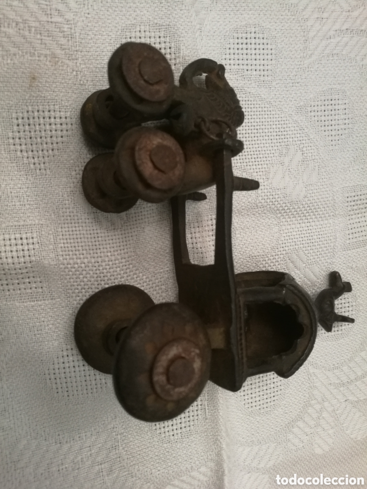 Antig&uuml;edades: carro antiguo de krishna sobre ruedas - Foto 2