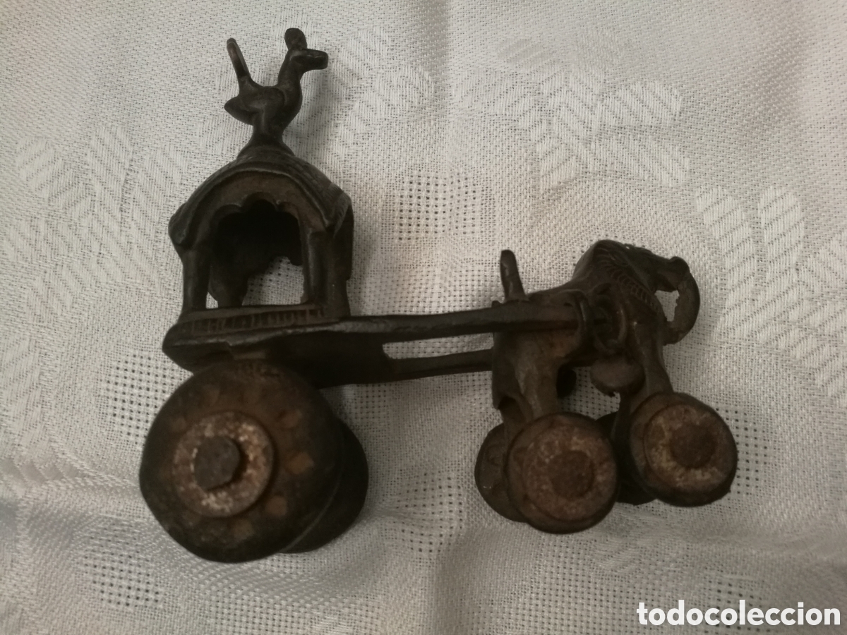 Antig&uuml;edades: carro antiguo de krishna sobre ruedas - Foto 1