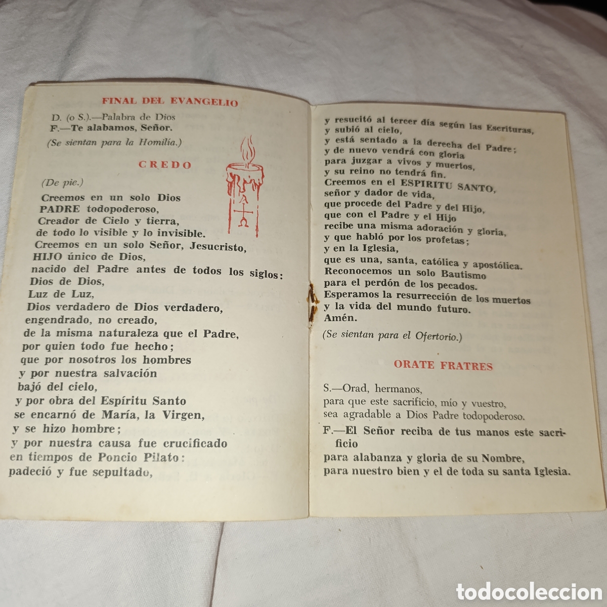 Antig&uuml;edades: LA MISA EN ESPA&Ntilde;OL A&Ntilde;O 1965 - Foto 3
