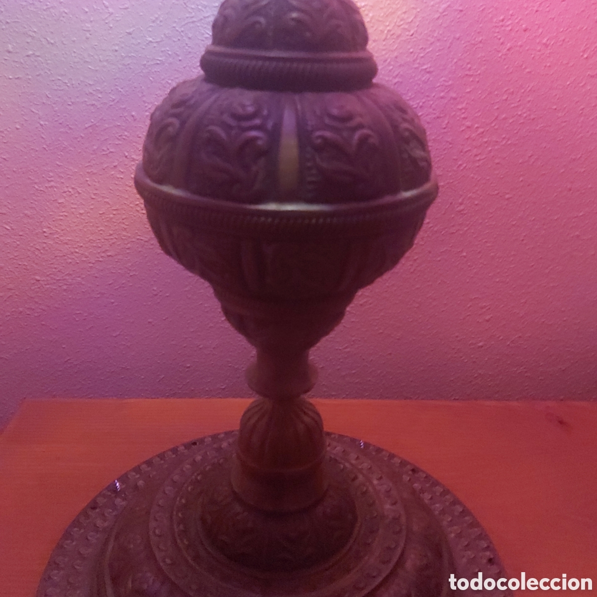 Antig&uuml;edades: LAMPARA DE PIE BRONCE - Foto 7