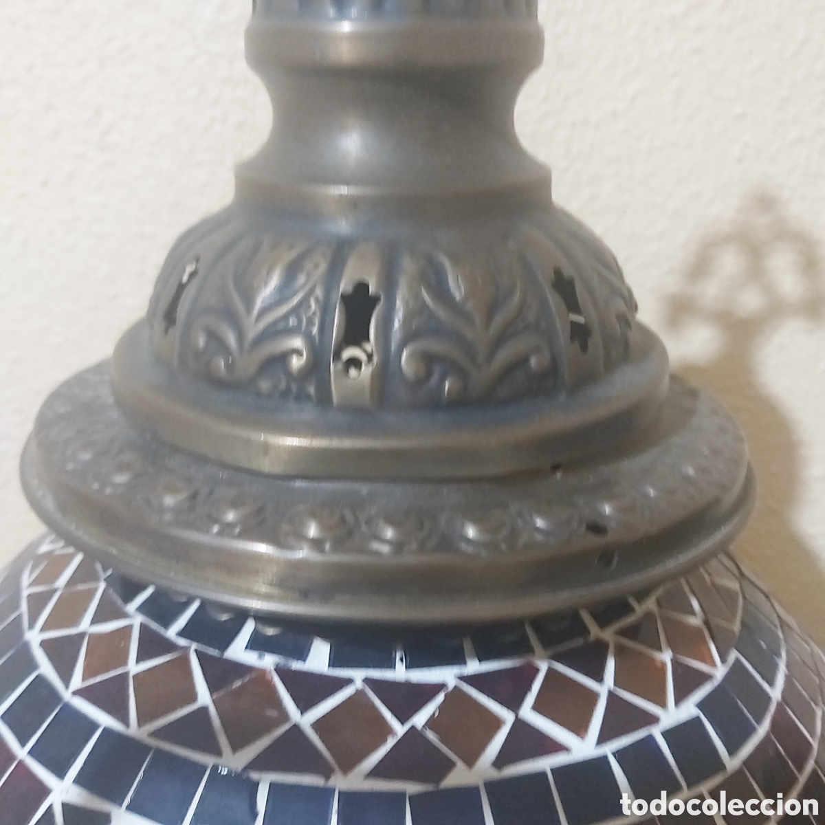 Antig&uuml;edades: LAMPARA DE PIE BRONCE - Foto 19