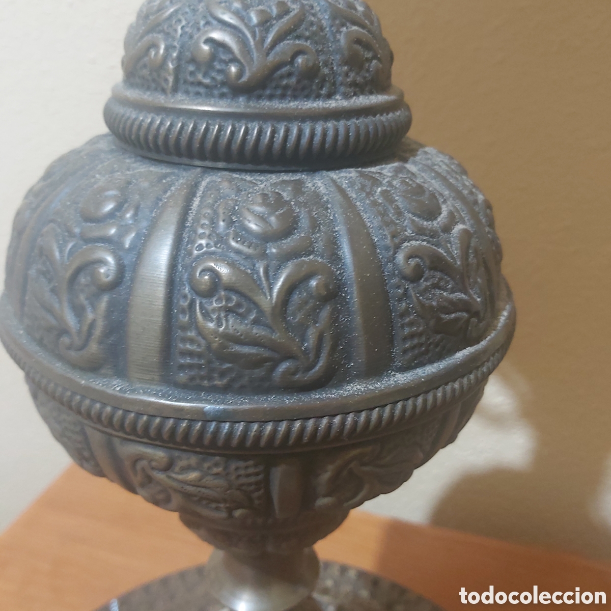 Antig&uuml;edades: LAMPARA DE PIE BRONCE - Foto 21
