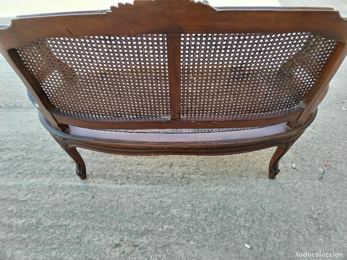 Antig&uuml;edades: antiguo sofa de dos plazas - Foto 2
