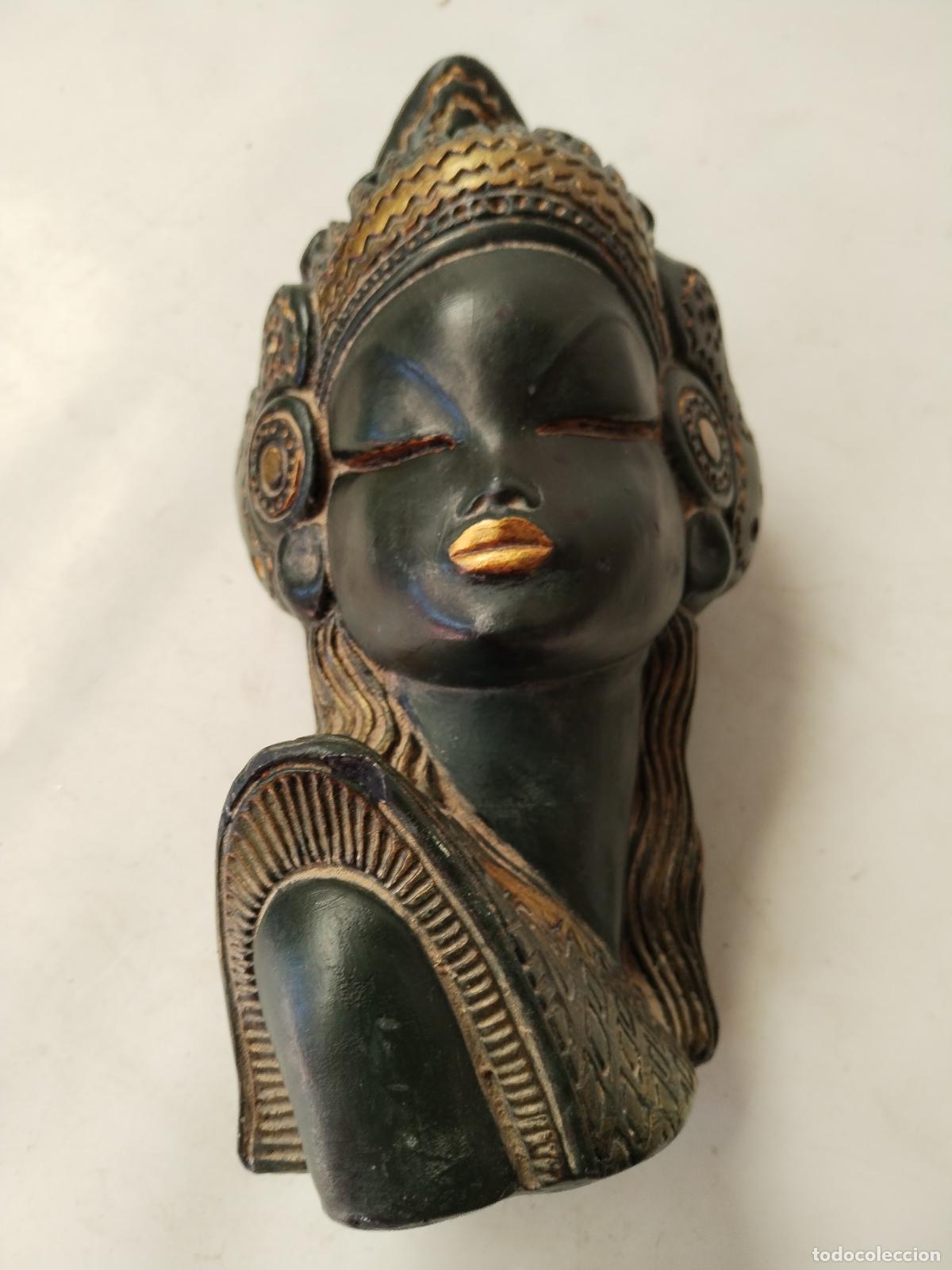 Antig&uuml;edades: la reina de saba, busto de yeso - Foto 2