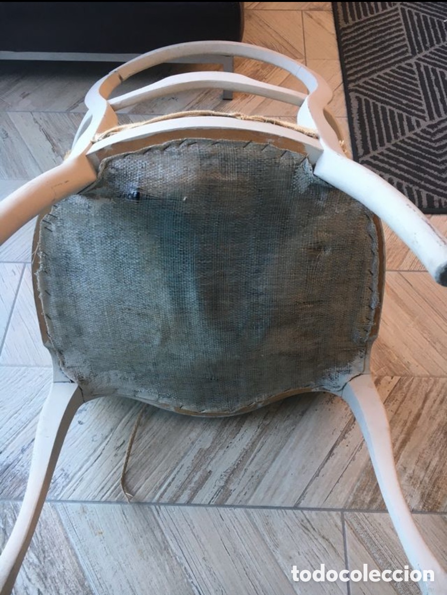 Antig&uuml;edades: Silla de madera antigua - Foto 5