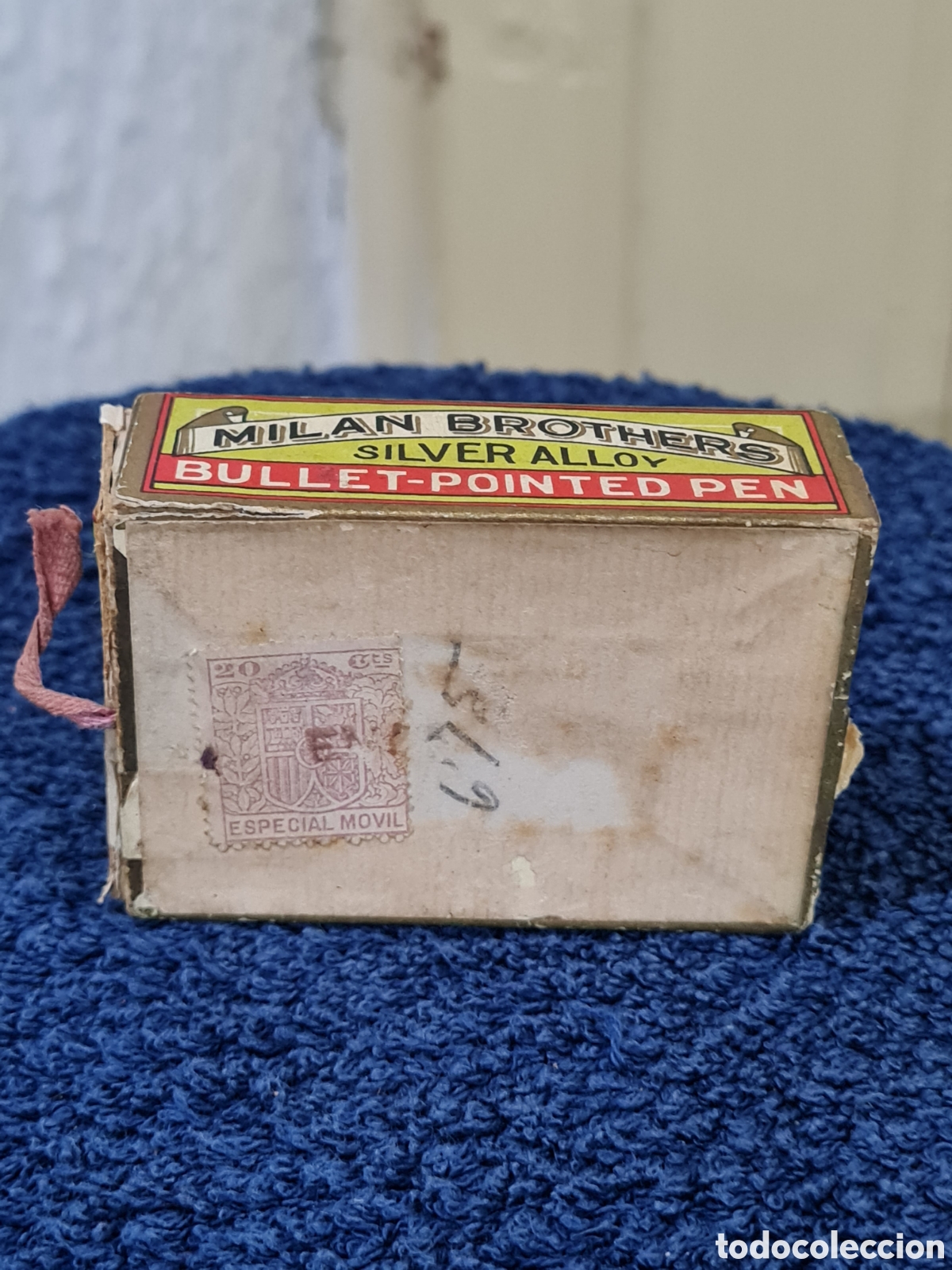 Antig&uuml;edades: Antigua caja con plumillas - Foto 3
