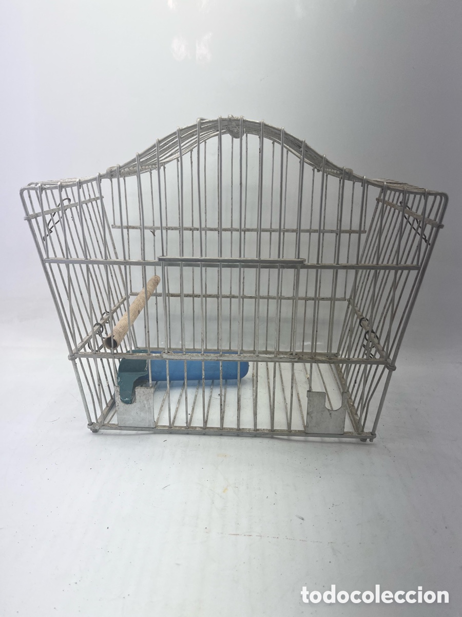 Antig&uuml;edades: Jaula p&aacute;jaros de aluminio - Foto 7