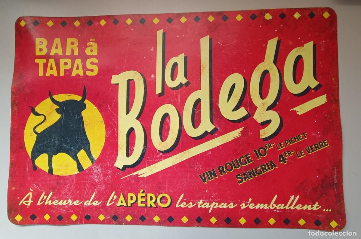 Antig&uuml;edades: Mantel Individual La Bodega Bar a Tapas - Foto 1