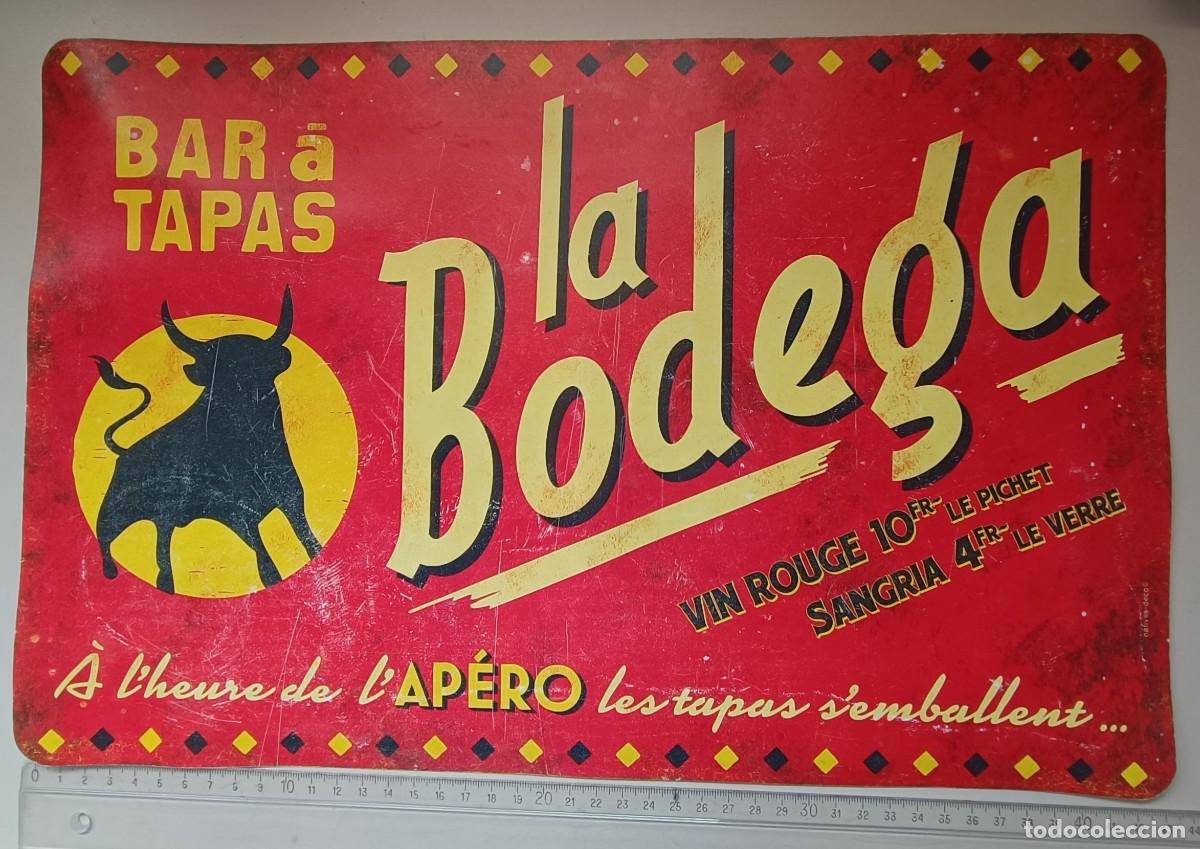 Antig&uuml;edades: Mantel Individual La Bodega Bar a Tapas - Foto 2