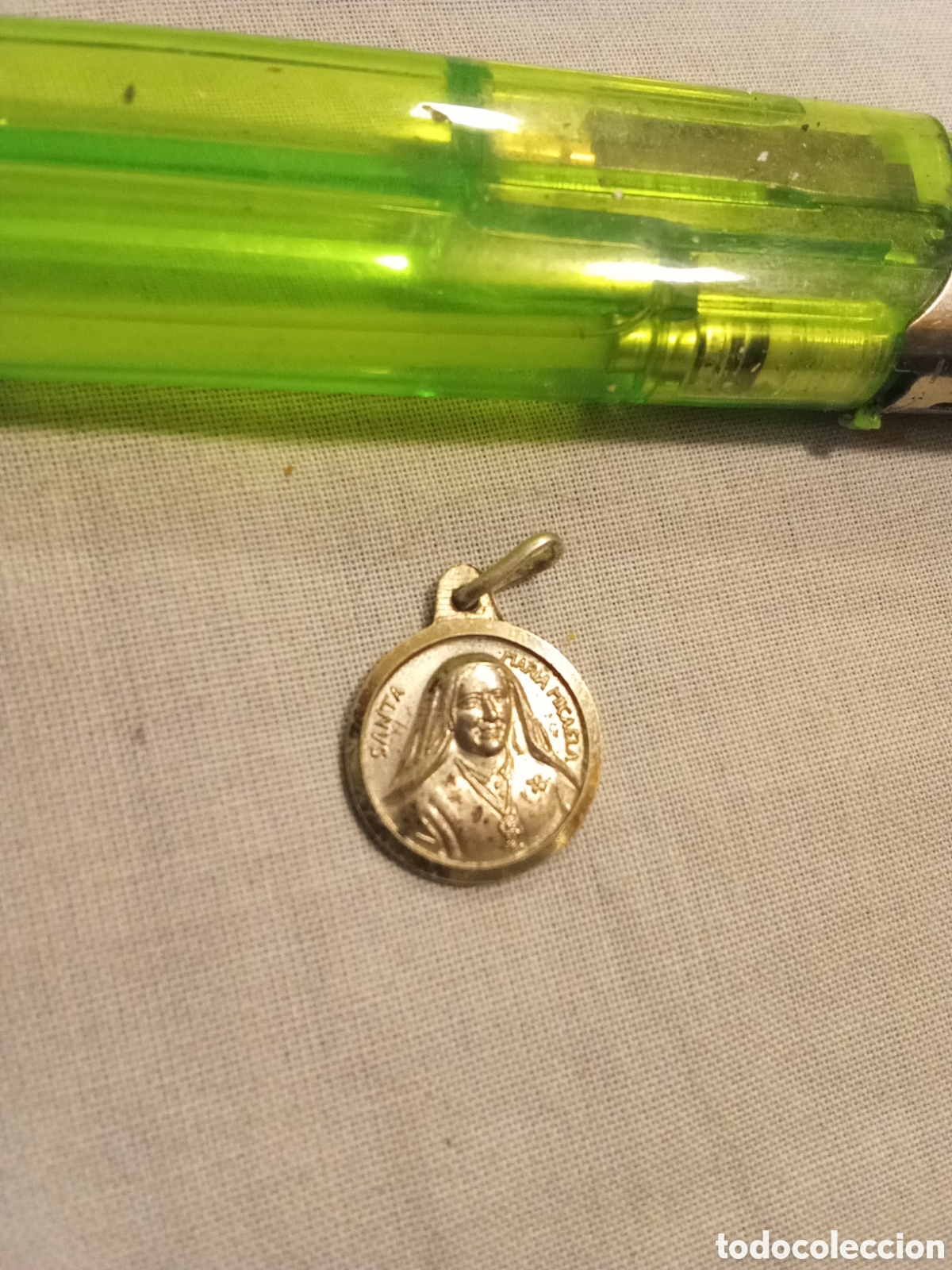 Antig&uuml;edades: MEDALLA DE SANTA MAR&Iacute;A MICAELA - Foto 1