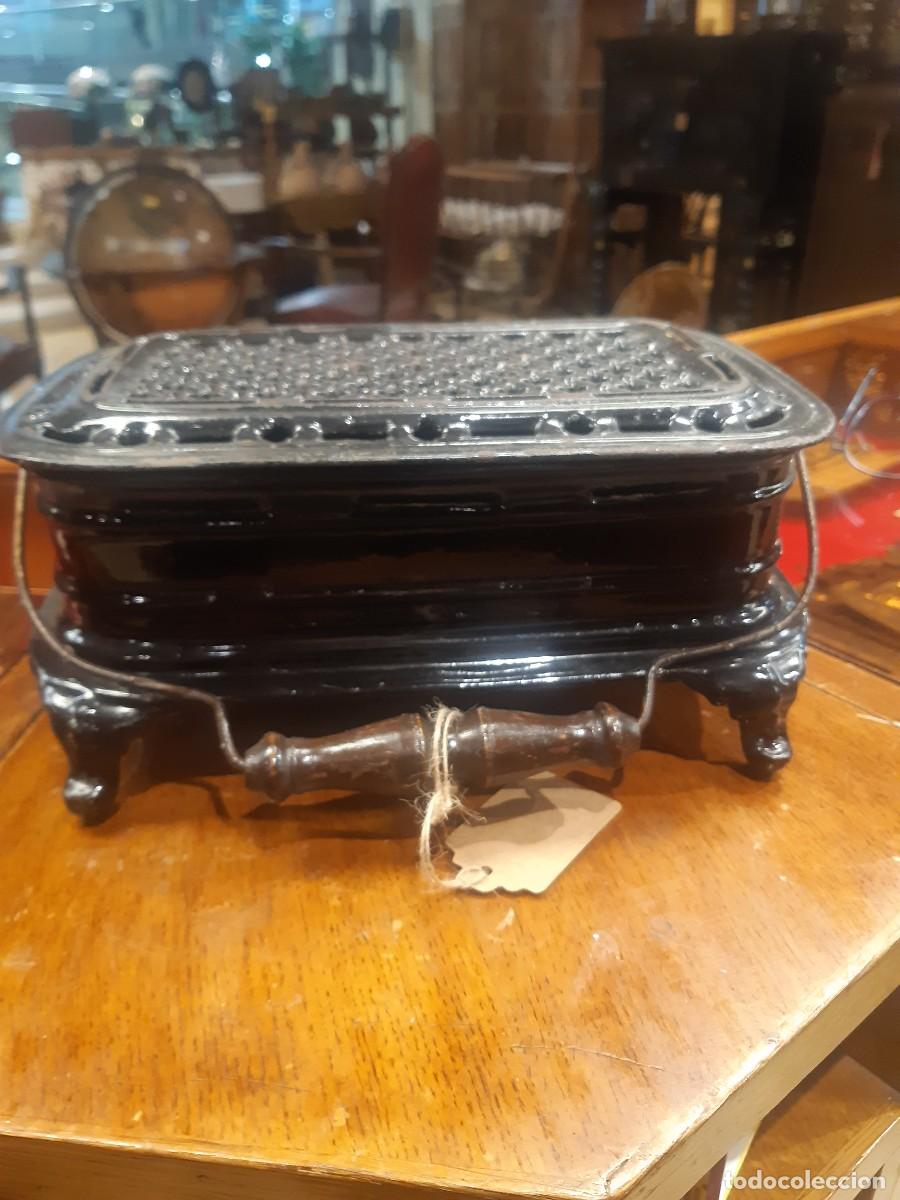Antig&uuml;edades: BRASERO PARA PONER EN EL PUPITRE. - Foto 2