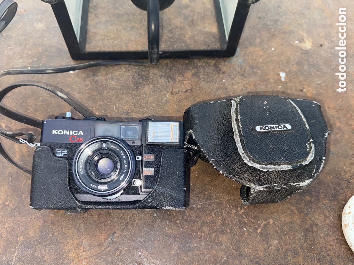 C&aacute;mara antigua marca konica
