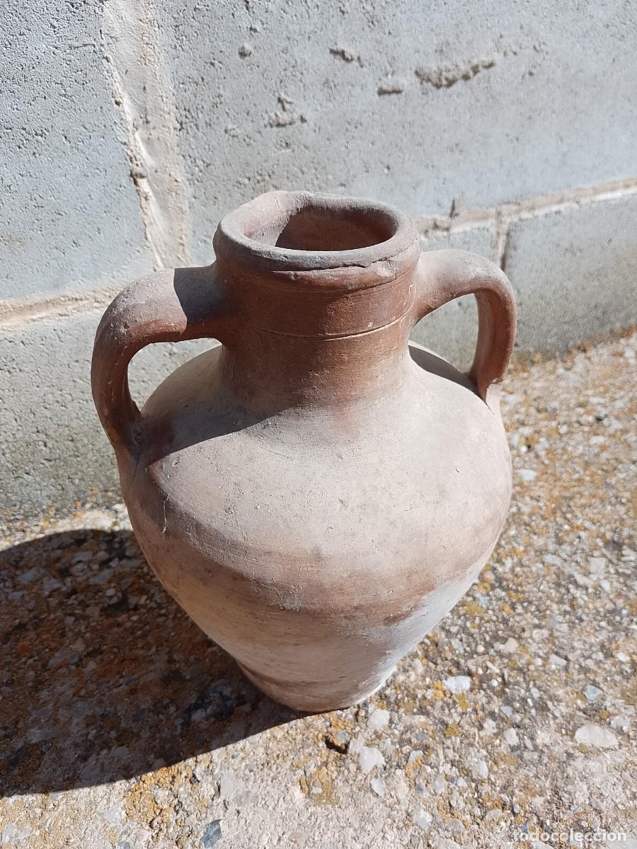 Antig&uuml;edades: C&aacute;ntaro de barro de 24 cms - Foto 2