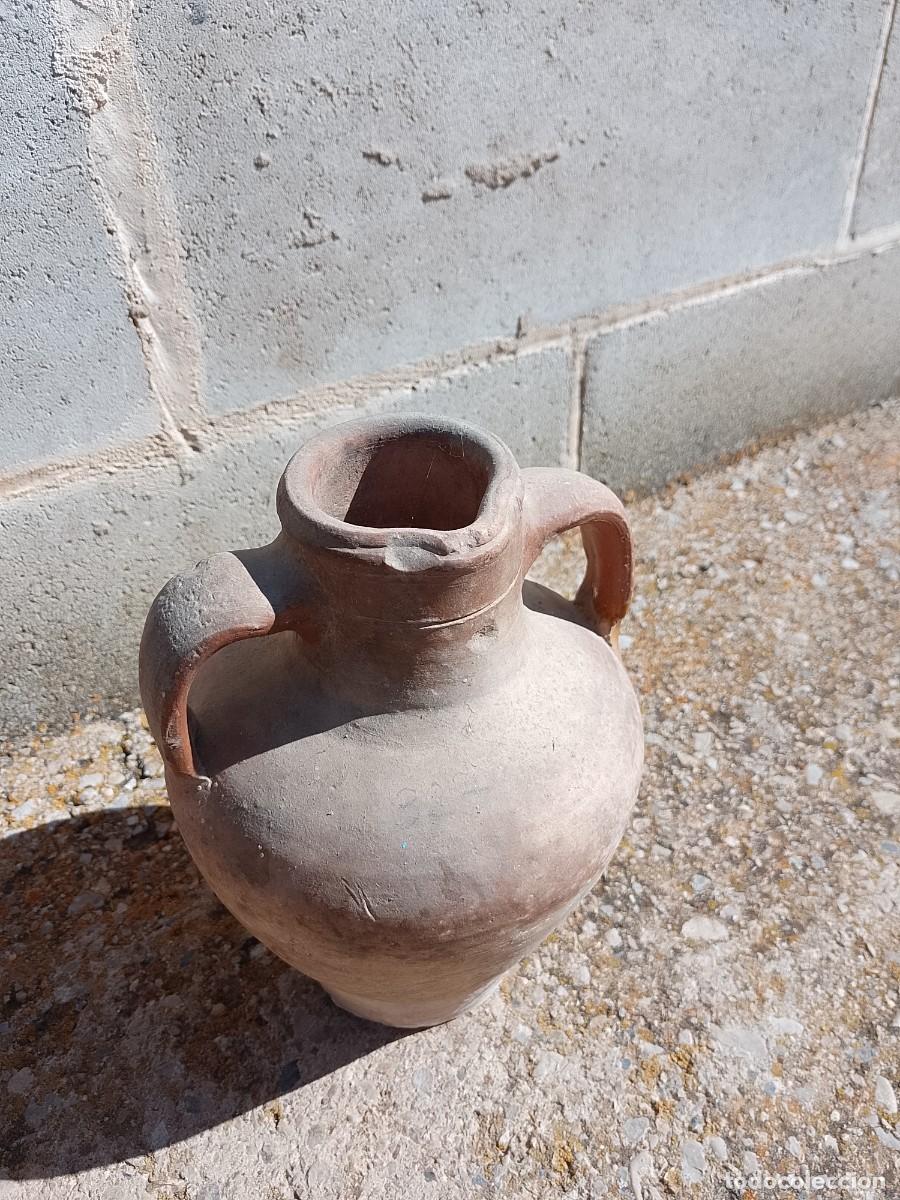 Antig&uuml;edades: C&aacute;ntaro de barro de 24 cms - Foto 3