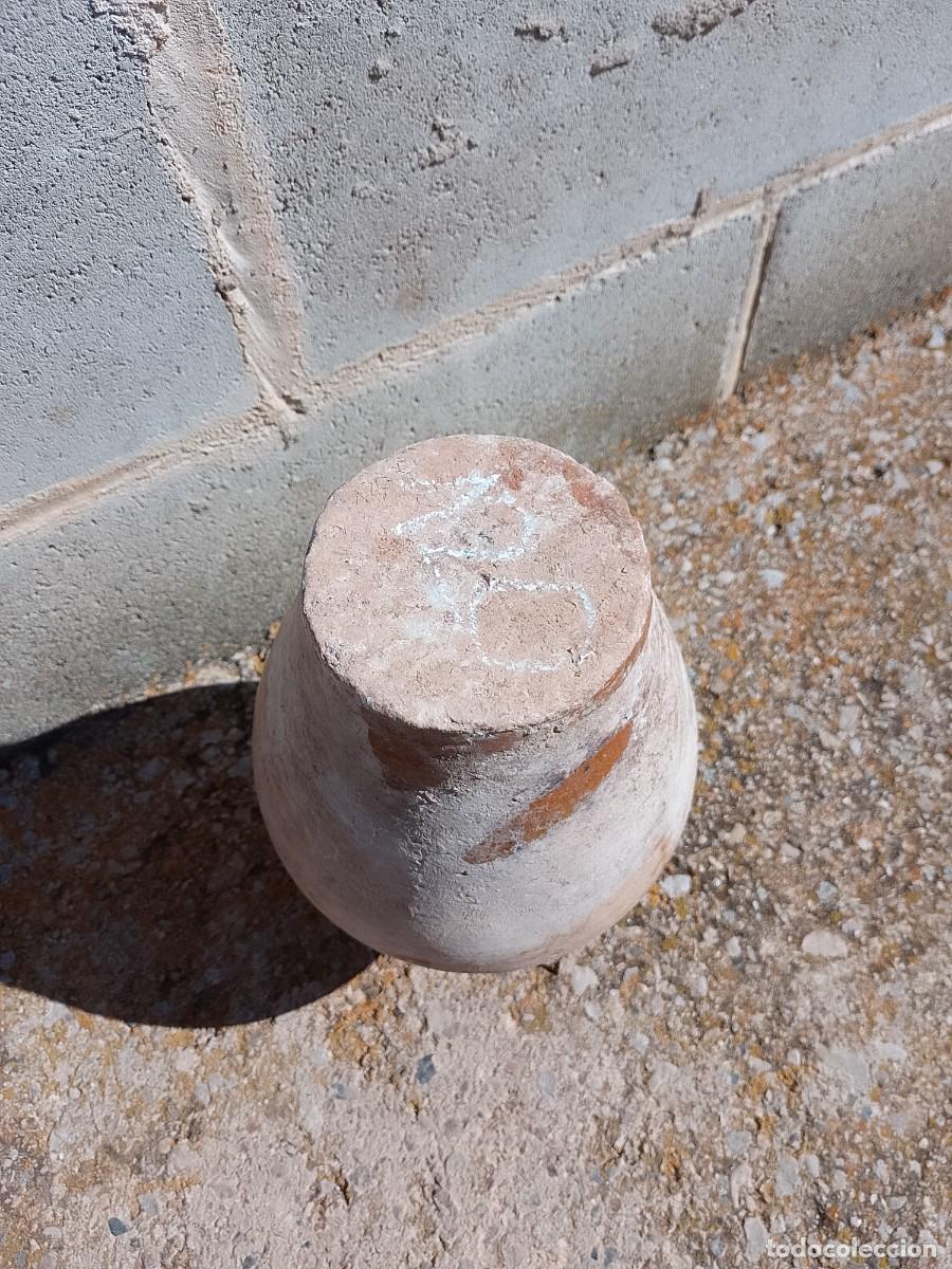 Antig&uuml;edades: C&aacute;ntaro de barro de 24 cms - Foto 5