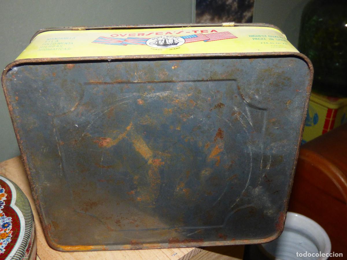Antig&uuml;edades: Caja de lata,para Tea. - Foto 4