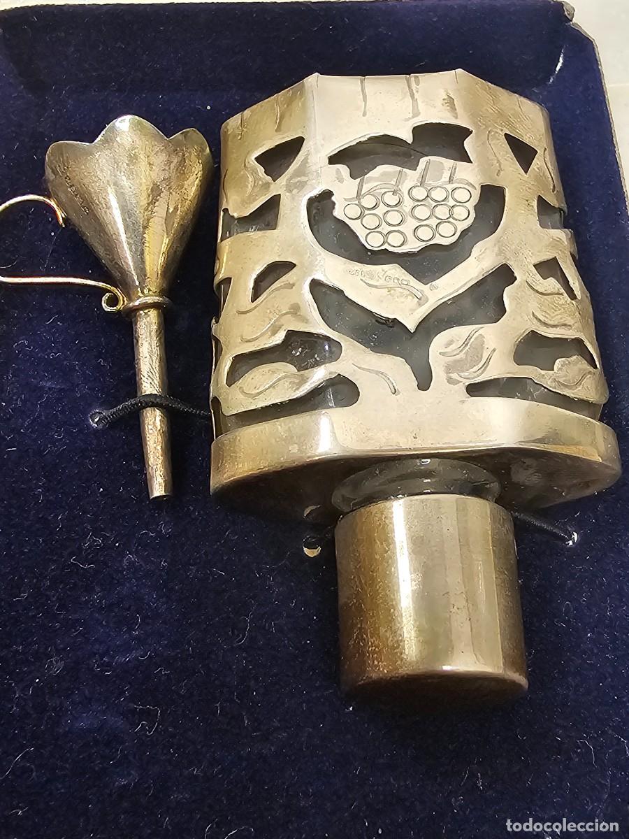 Antig&uuml;edades: Botella de perfume de plata - Foto 3
