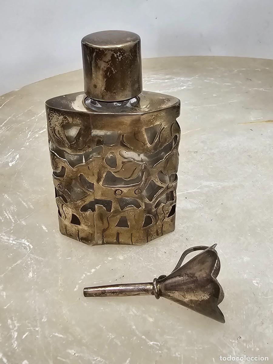 Antig&uuml;edades: Botella de perfume de plata - Foto 4