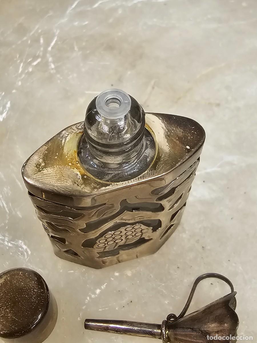 Antig&uuml;edades: Botella de perfume de plata - Foto 6