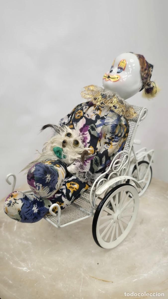 Antig&uuml;edades: Payaso en bici-silla - Foto 3