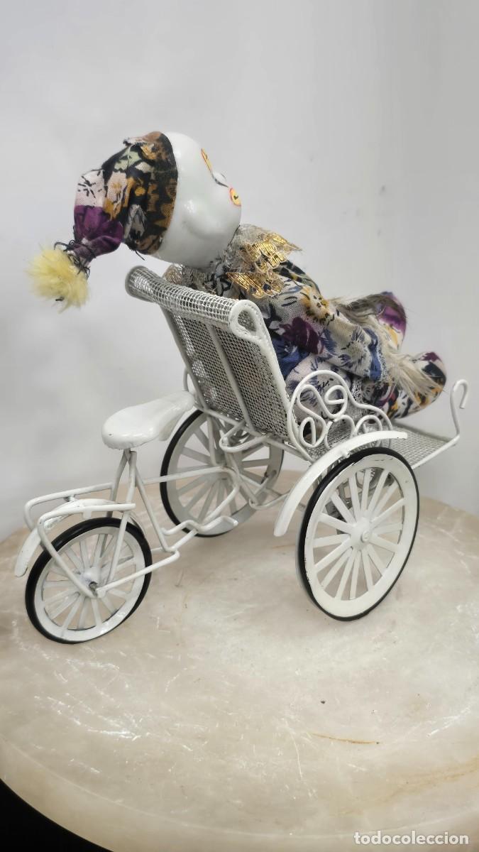 Antig&uuml;edades: Payaso en bici-silla - Foto 5