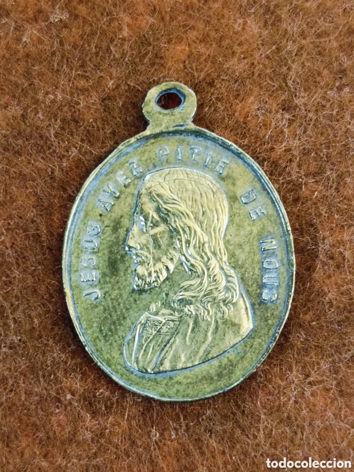 Antig&uuml;edades: ANTIGUA MEDALLA RELIGIOSA . - Foto 2