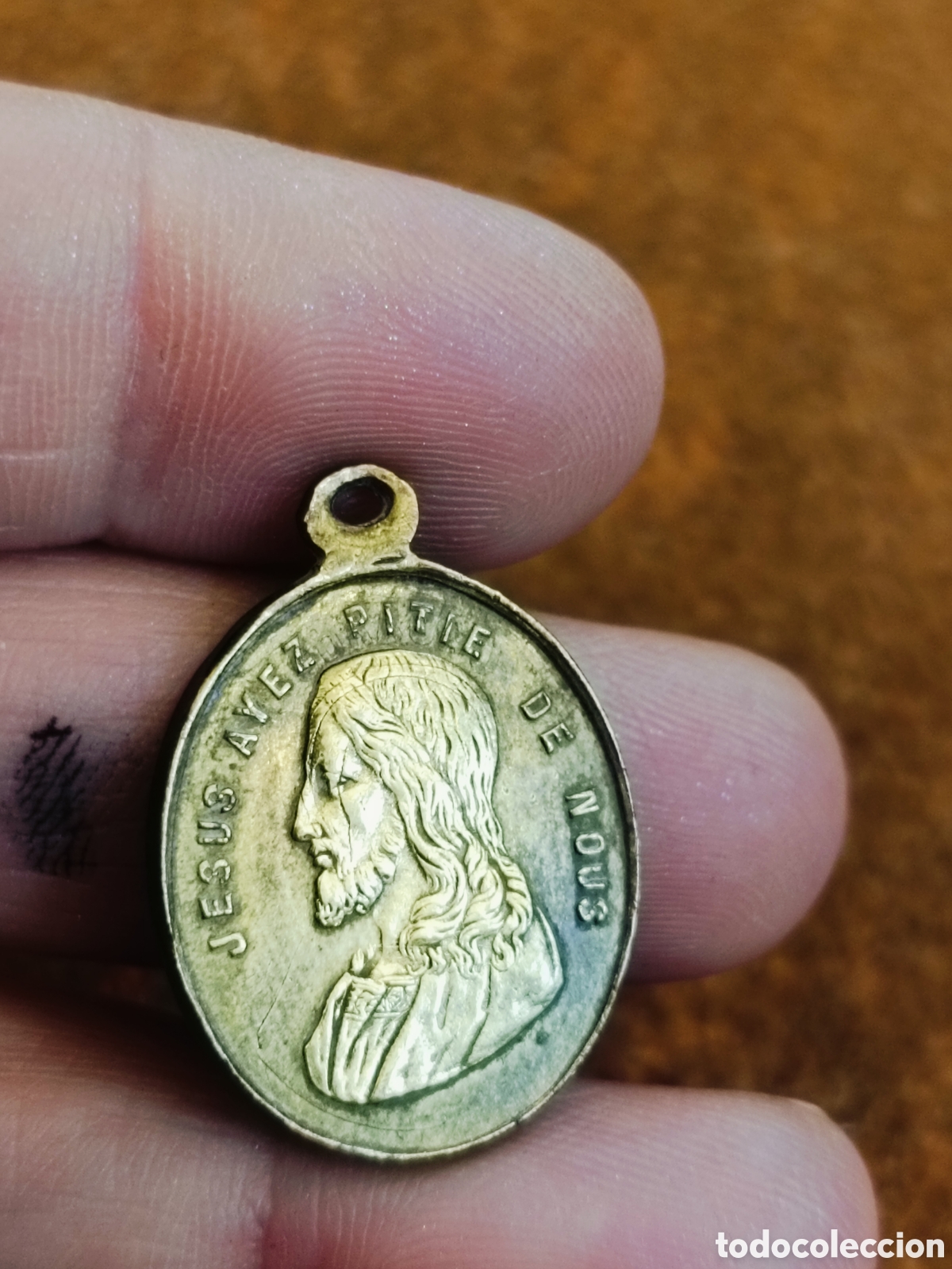 Antig&uuml;edades: ANTIGUA MEDALLA RELIGIOSA . - Foto 4