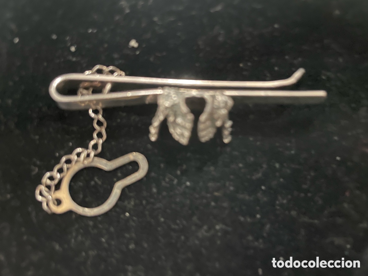 Antig&uuml;edades: Alfiler de corbata de plata chaqueta torero - Foto 2