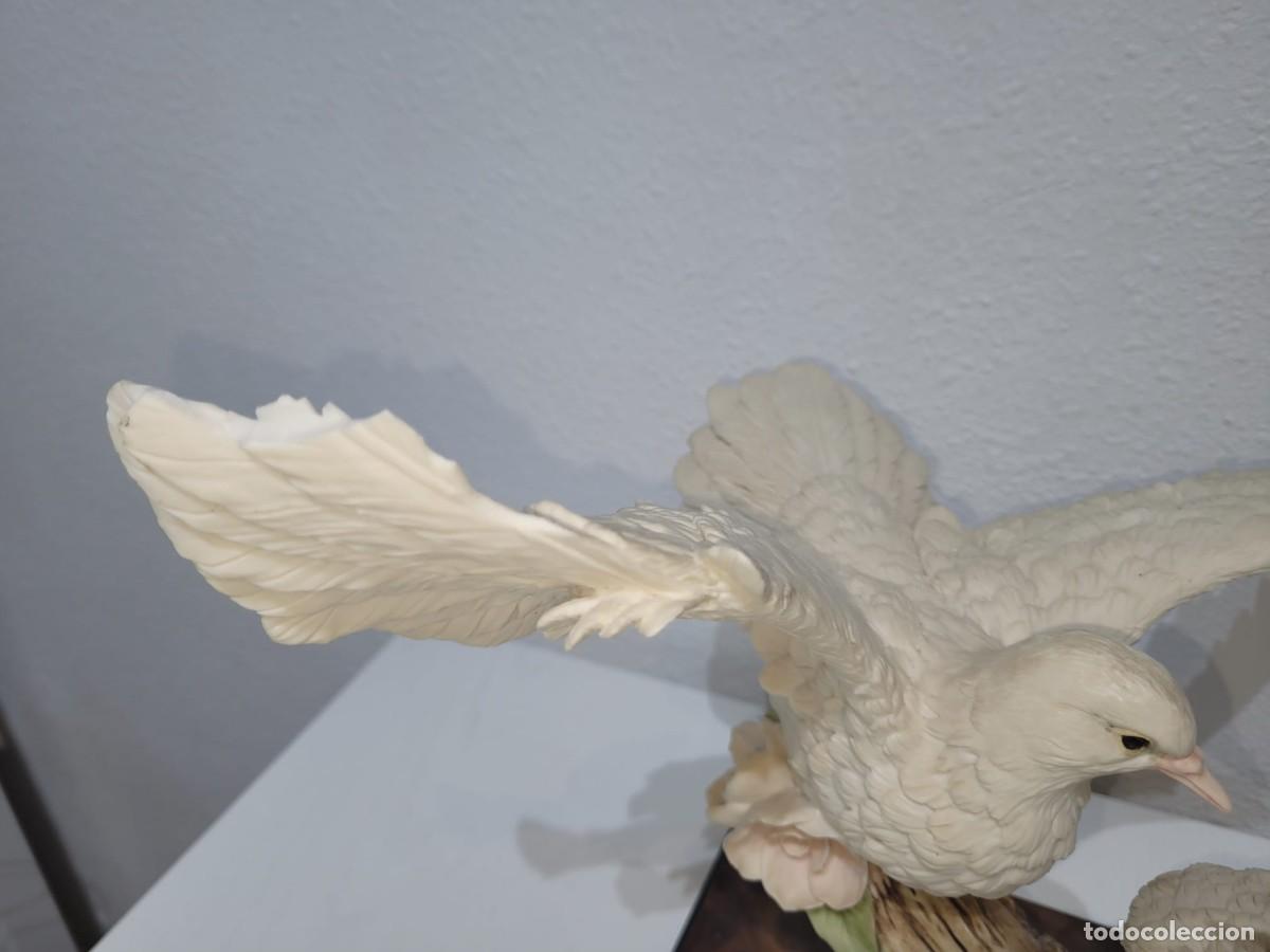 Antig&uuml;edades: Pareja de palomas blancas de Giuseppe Armani - Foto 4