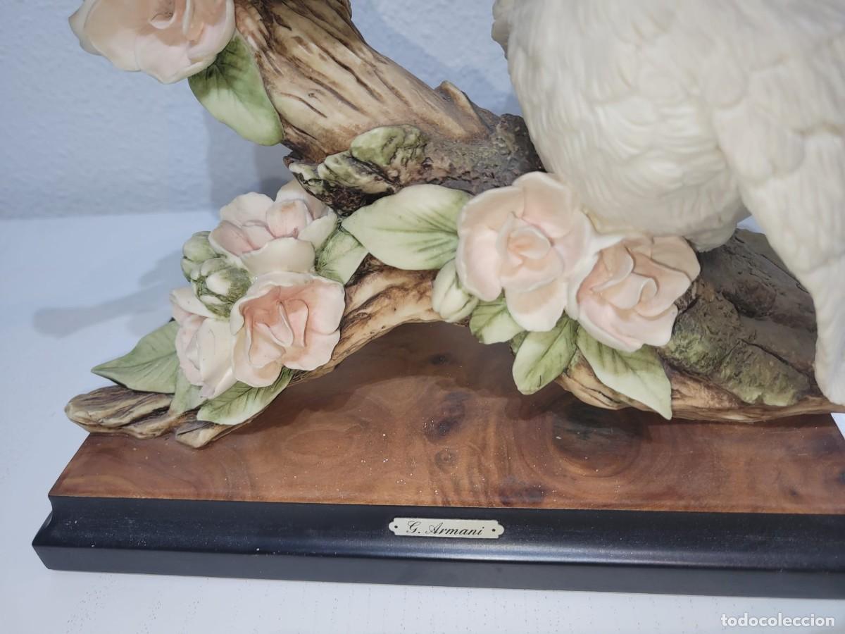 Antig&uuml;edades: Pareja de palomas blancas de Giuseppe Armani - Foto 6