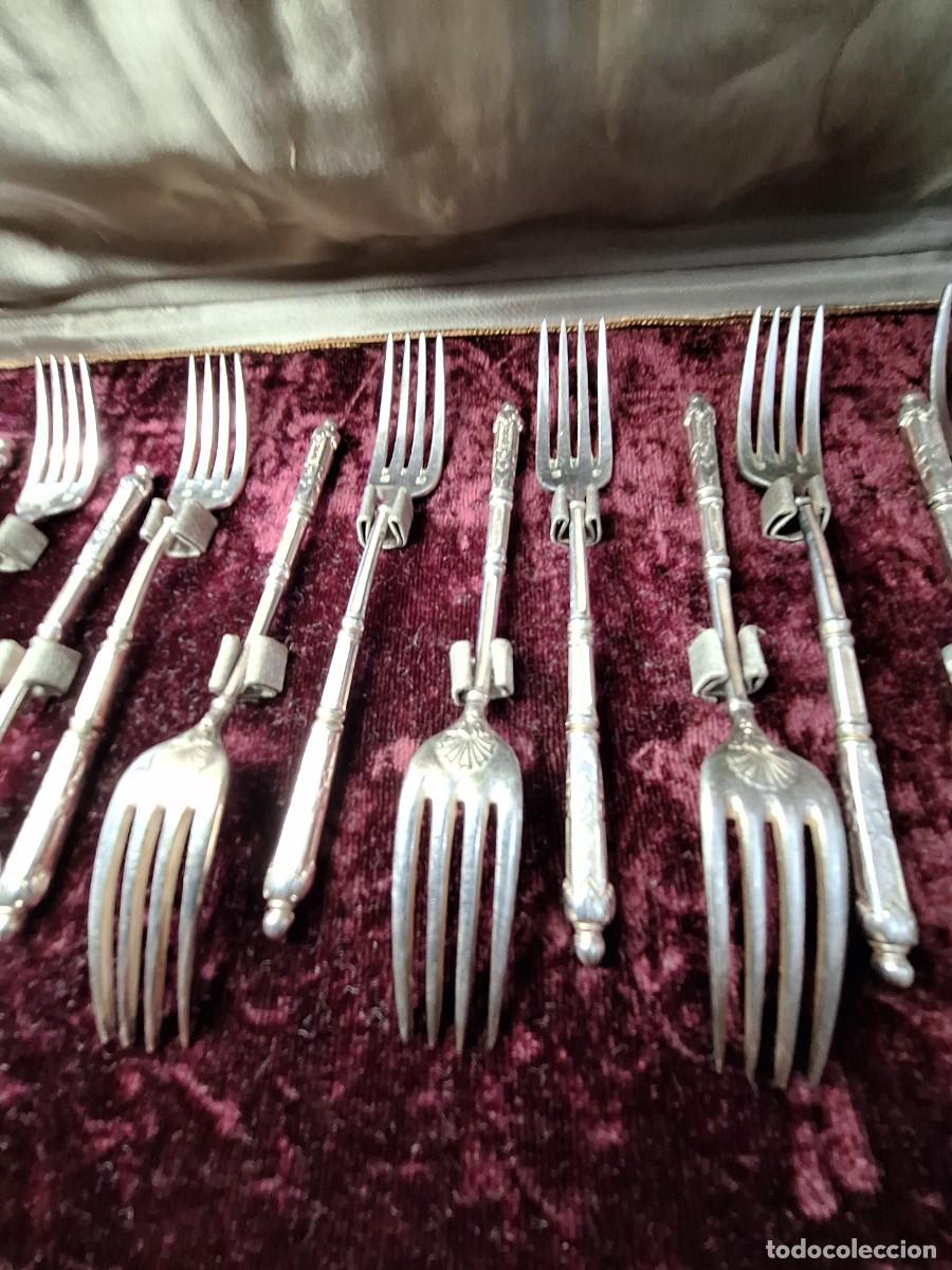 Antig&uuml;edades: Antiguos tenedores de plata. - Foto 2