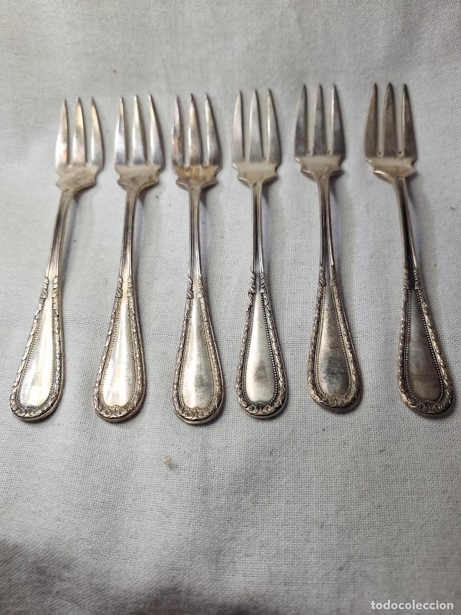 Antig&uuml;edades: 6 tenedores de plata - Foto 1
