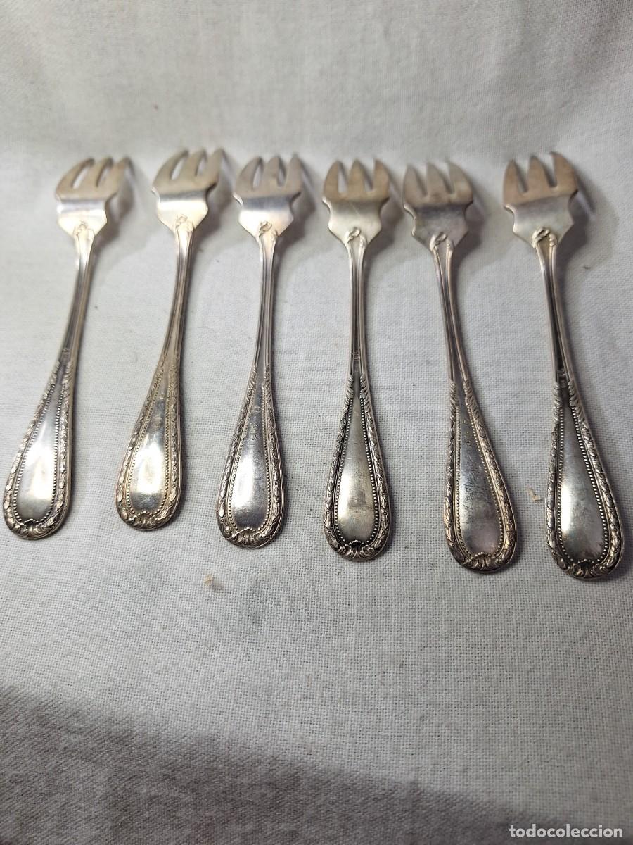 Antig&uuml;edades: 6 tenedores de plata - Foto 3