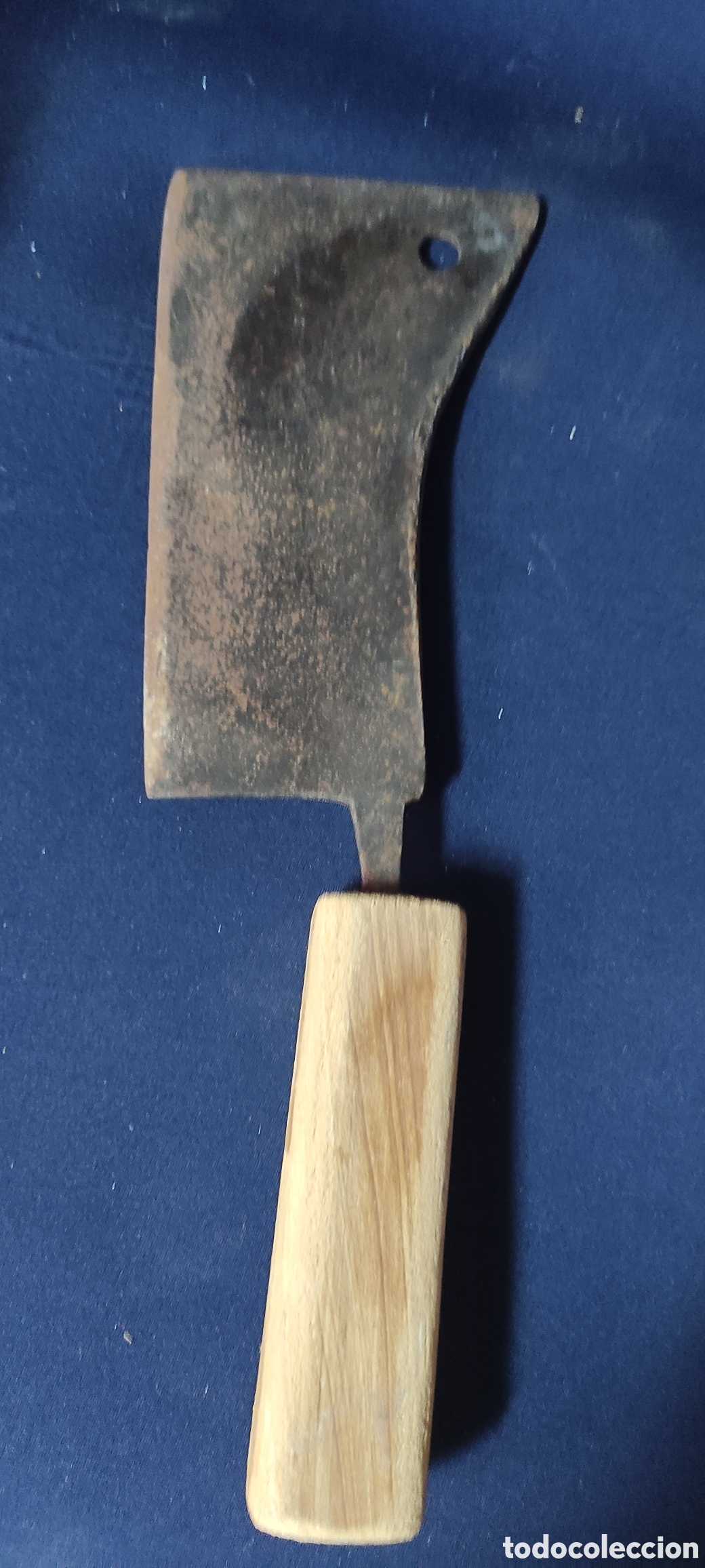 Antig&uuml;edades: Antiguo cuchillo de carnicero - Foto 3