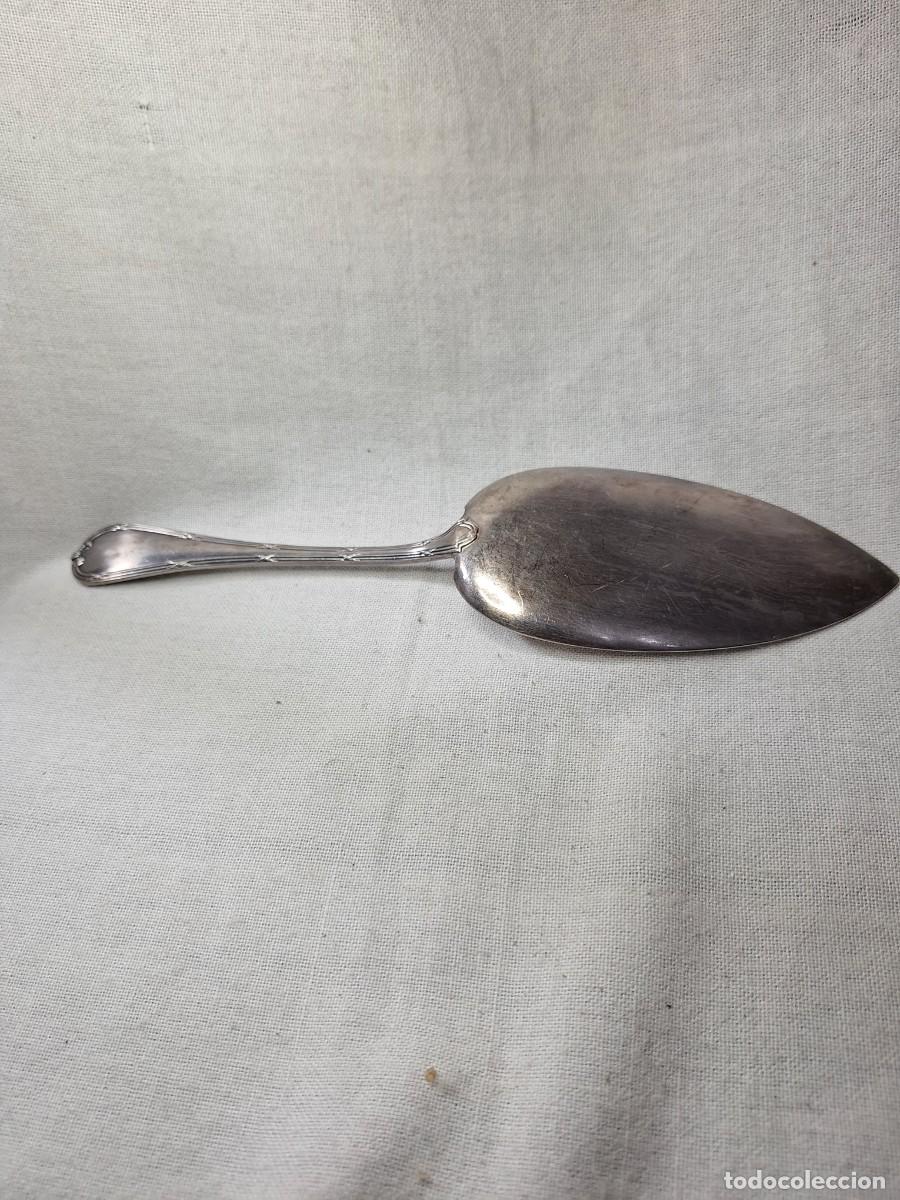 Antig&uuml;edades: Antigua pala para postre plata Christofle. - Foto 4