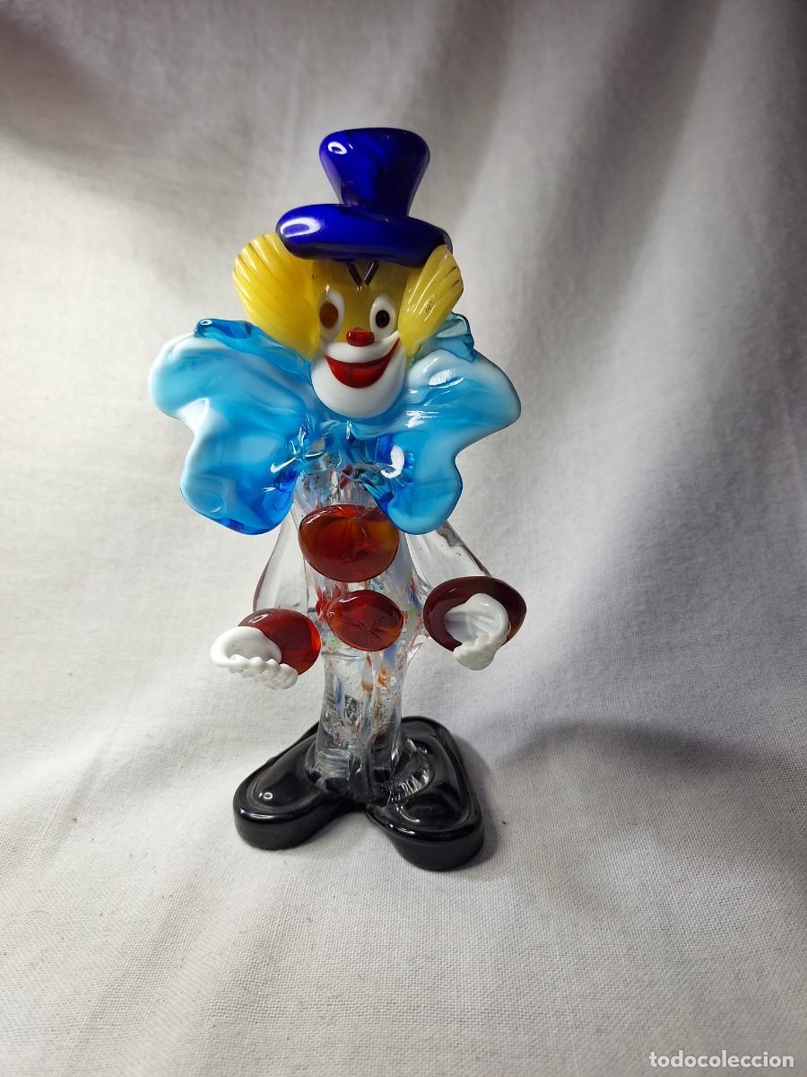 Antig&uuml;edades: Precioso payaso cristal Murano. - Foto 1