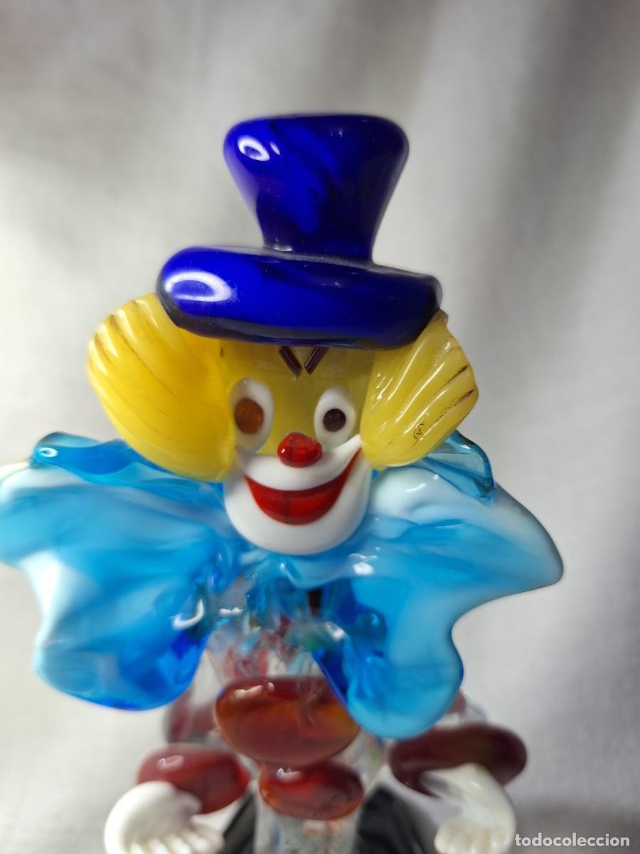 Antig&uuml;edades: Precioso payaso cristal Murano. - Foto 2