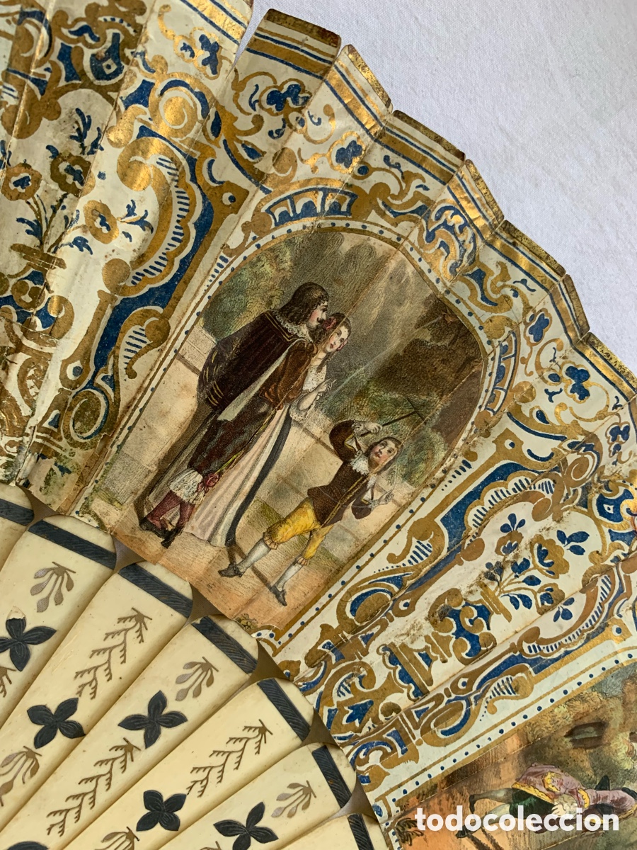 Antig&uuml;edades: Lote de 4 abanicos antiguos - Foto 19