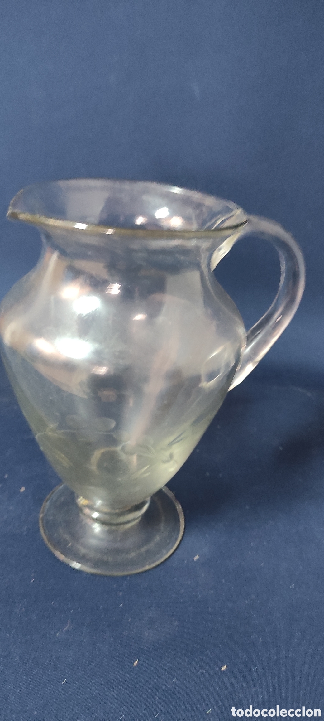 Antig&uuml;edades: Jarra de cristal tallado - Foto 3
