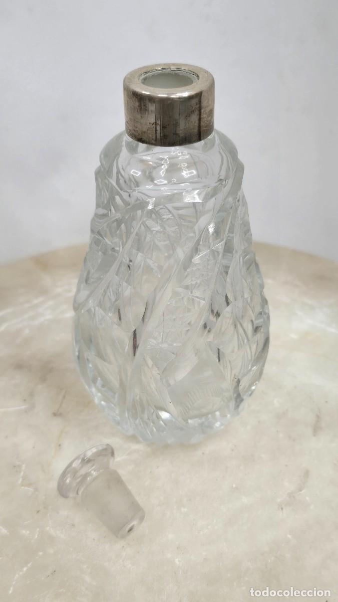 Antig&uuml;edades: Botella de cristal para perfume - Foto 2