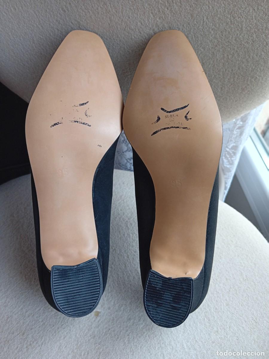 Antig&uuml;edades: Zapatos negros marca Comarelli n 35 - Foto 7
