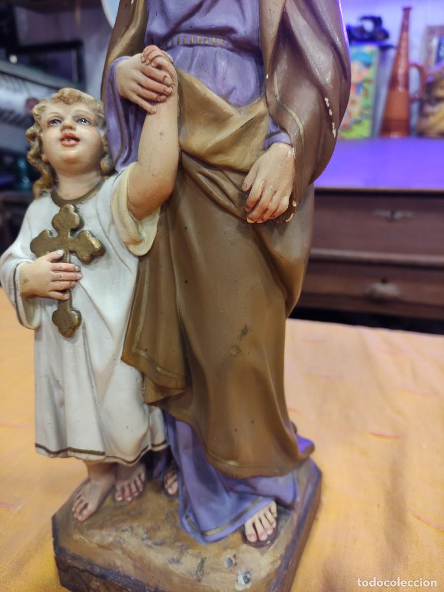 Antig&uuml;edades: Jos&eacute; y ni&ntilde;o jes&uacute;s olot - Foto 4