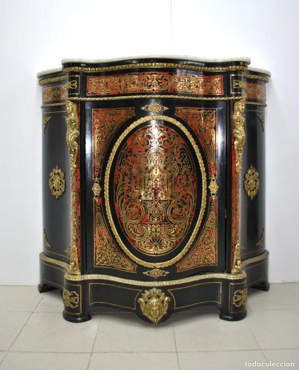 Antig&uuml;edades: MUEBLE ENTRED&Oacute;S ESTILO NAPOLE&Oacute;N III - Foto 5