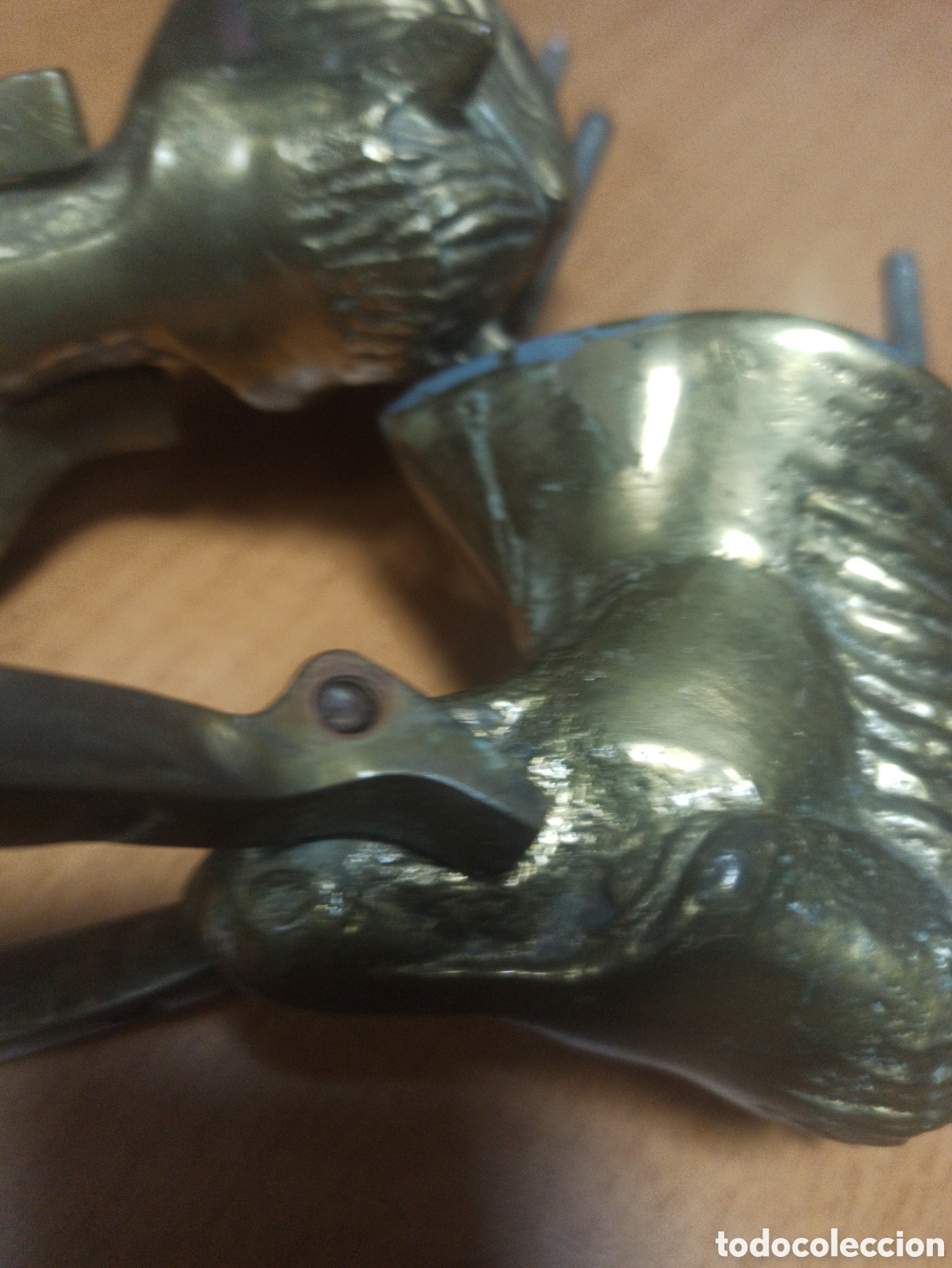 Antig&uuml;edades: Aldaba de bronce caballo - Foto 4