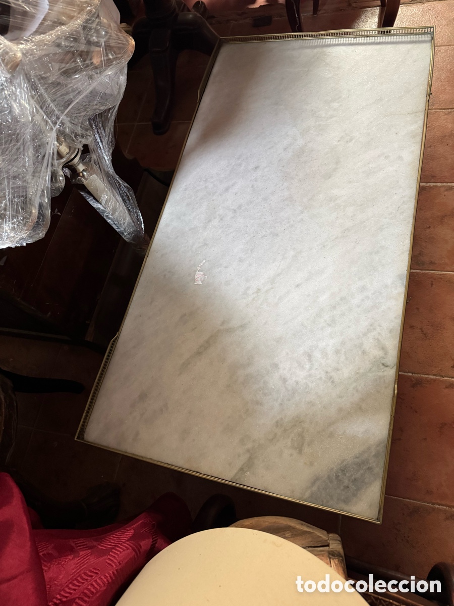 Antig&uuml;edades: Gran mesa baja de sal&oacute;n - Foto 7