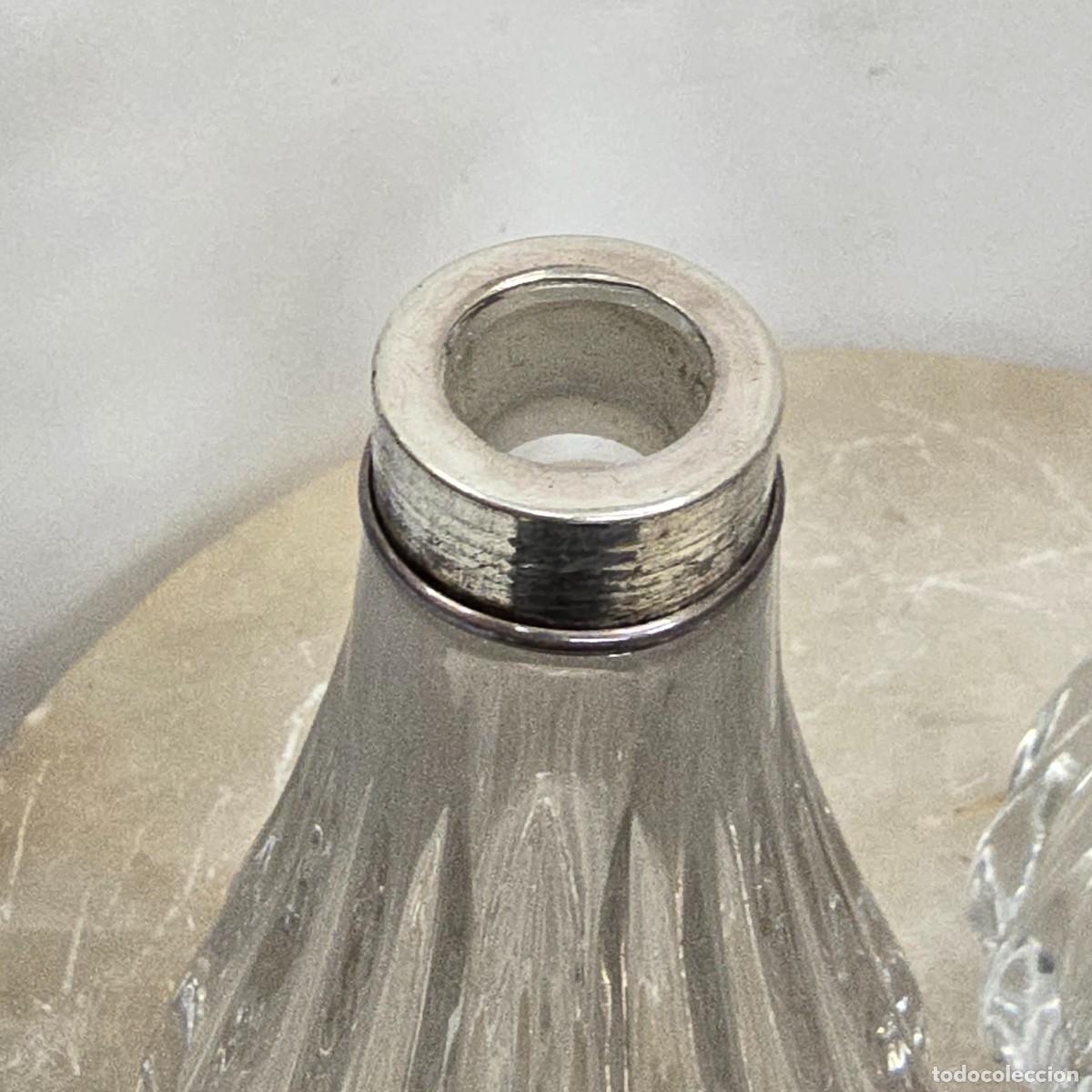 Antig&uuml;edades: Frascos de perfume de plata y cristal - Foto 5
