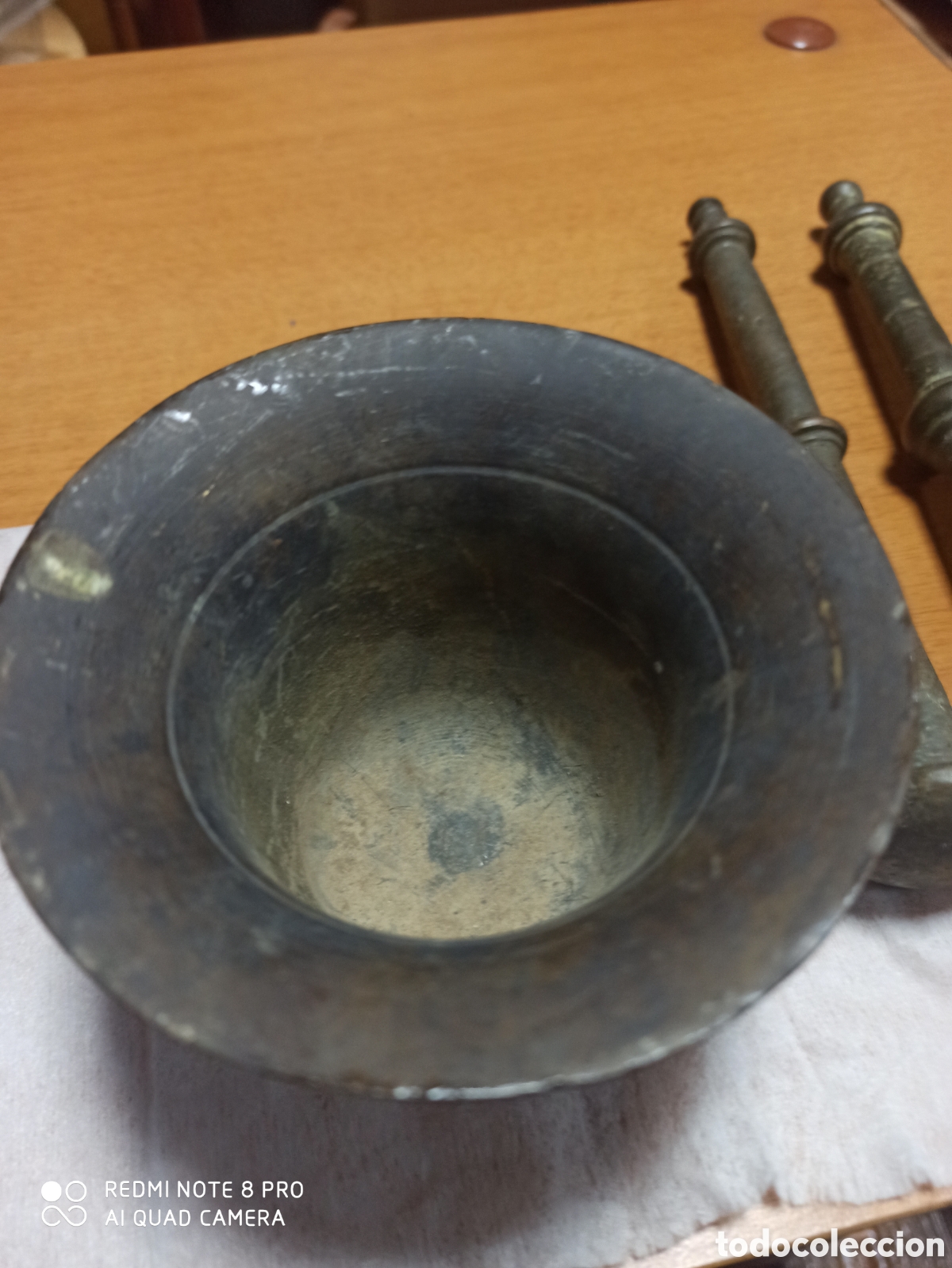 Antig&uuml;edades: Muy antiguo almirez XVIII - Foto 3